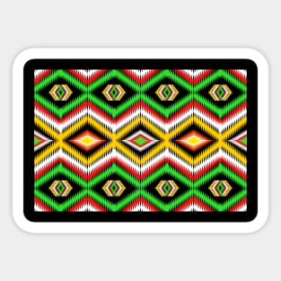 african pattern,Eye-catchingly beautiful Sticker